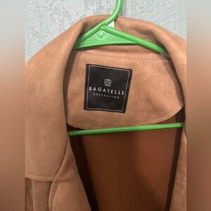 Bagatelle collection brown open front jacket size Xl.